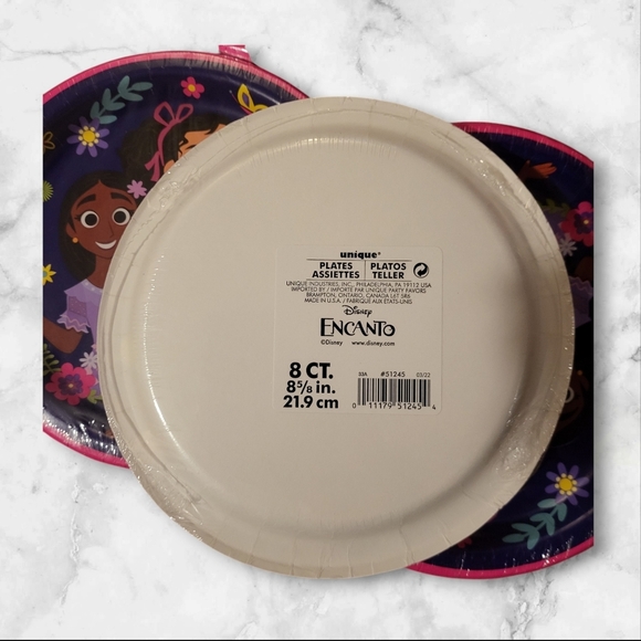 Disney Encanto paper good, party decorations, plates and napkins - Picture 3 of 4